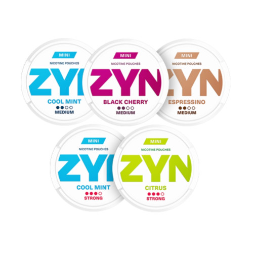 ZYN ASSORTED NICOTINE POUCHES EUROPE EDITION 5CT/ROLL